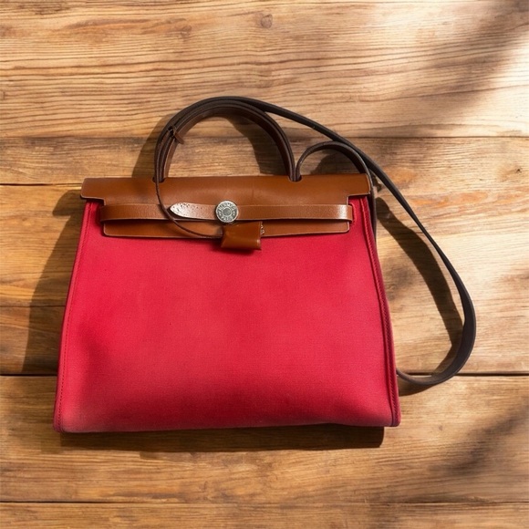 Hermes Handbags - Hermès  Leather Herbag 31